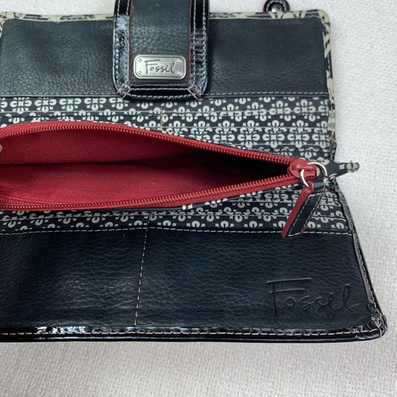 Fossil floral print snap button wallet - Picture 5 of 8